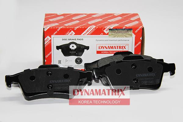 Dynamatrix DBP1540 - Гальмівні колодки, дискові гальма autocars.com.ua