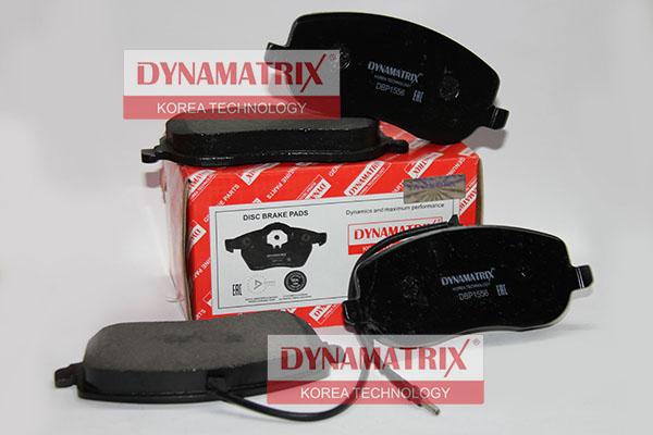 Dynamatrix DBP1556 - Гальмівні колодки, дискові гальма autocars.com.ua