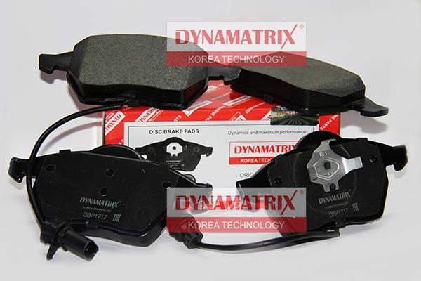 Dynamatrix DBP1717 - Гальмівні колодки, дискові гальма autocars.com.ua