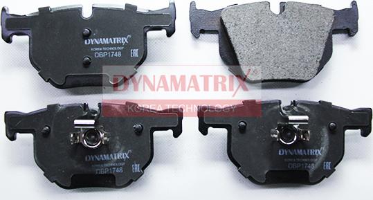 Dynamatrix DBP1748 - Гальмівні колодки, дискові гальма autocars.com.ua