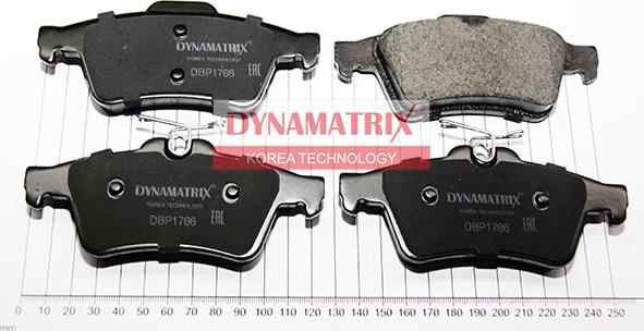 Dynamatrix DBP1766 - Тормозные колодки, дисковые, комплект autodnr.net