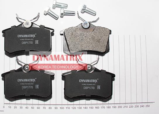 Dynamatrix DBP1770 - Тормозные колодки, дисковые, комплект avtokuzovplus.com.ua