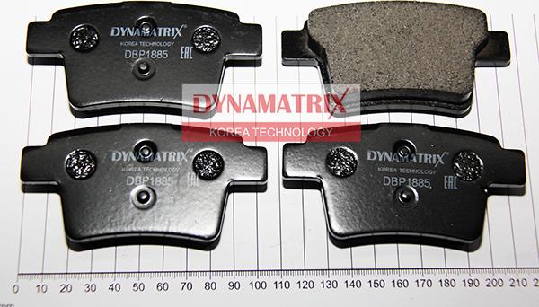Dynamatrix DBP1885 - Гальмівні колодки, дискові гальма autocars.com.ua