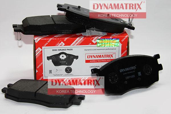 Dynamatrix DBP1955 - Тормозные колодки, дисковые, комплект avtokuzovplus.com.ua