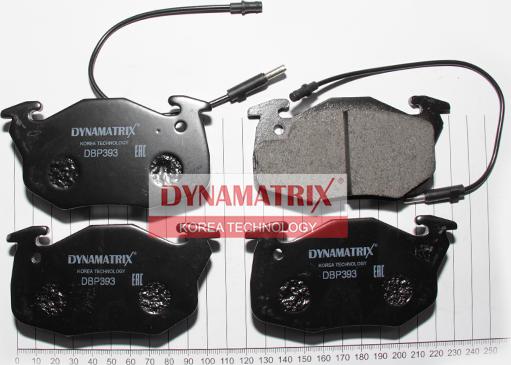 Dynamatrix DBP393 - Тормозные колодки, дисковые, комплект autodnr.net
