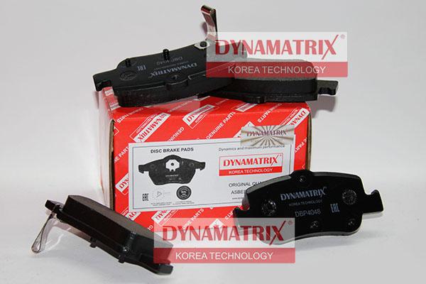Dynamatrix DBP4048 - Гальмівні колодки, дискові гальма autocars.com.ua