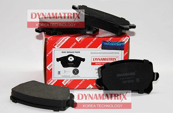 Dynamatrix DBP4058 - Тормозные колодки, дисковые, комплект autodnr.net