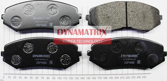 Dynamatrix DBP4060 - Тормозные колодки, дисковые, комплект avtokuzovplus.com.ua