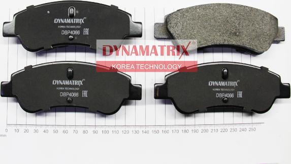 Dynamatrix DBP4066 - Гальмівні колодки, дискові гальма autocars.com.ua