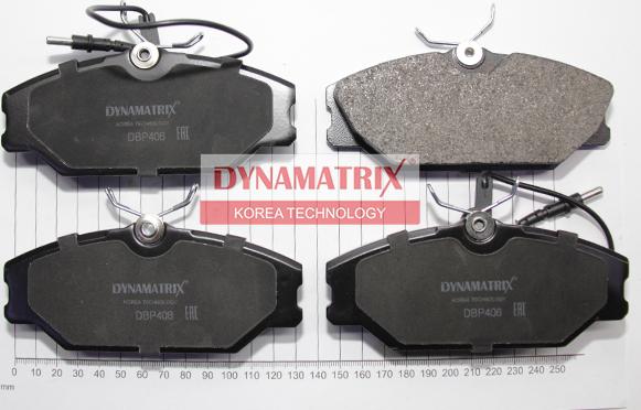 Dynamatrix DBP406 - Гальмівні колодки, дискові гальма autocars.com.ua