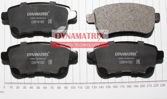 Dynamatrix DBP4182 - Гальмівні колодки, дискові гальма autocars.com.ua