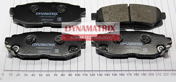 Dynamatrix DBP4187 - Гальмівні колодки, дискові гальма autocars.com.ua