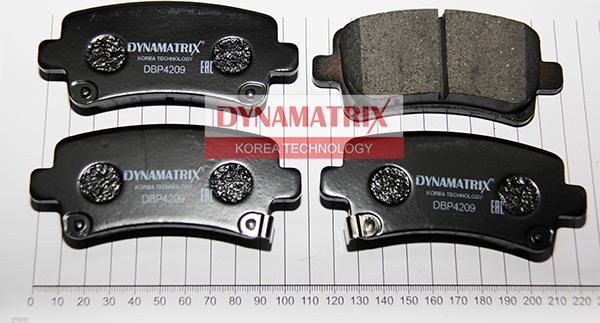 Dynamatrix DBP4209 - Гальмівні колодки, дискові гальма autocars.com.ua