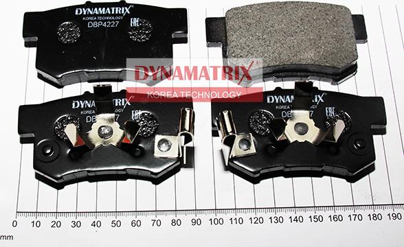 Dynamatrix DBP4227 - Тормозные колодки, дисковые, комплект autodnr.net