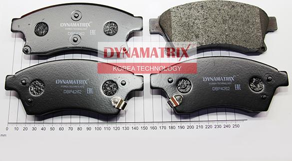Dynamatrix DBP4262 - Тормозные колодки, дисковые, комплект avtokuzovplus.com.ua