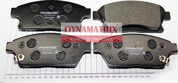Dynamatrix DBP4264 - Тормозные колодки, дисковые, комплект autodnr.net