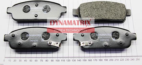 Dynamatrix DBP4265 - Гальмівні колодки, дискові гальма autocars.com.ua