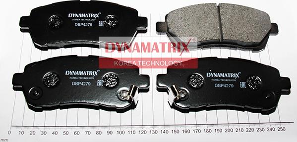 Dynamatrix DBP4279 - Гальмівні колодки, дискові гальма autocars.com.ua