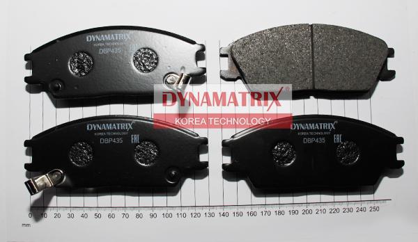 Dynamatrix DBP435 - Тормозные колодки, дисковые, комплект avtokuzovplus.com.ua