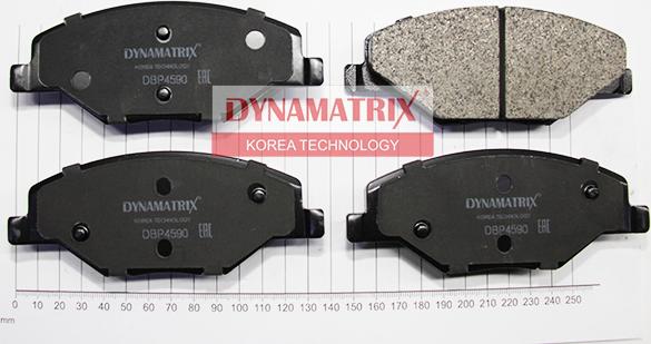 Dynamatrix DBP4590 - Тормозные колодки, дисковые, комплект avtokuzovplus.com.ua