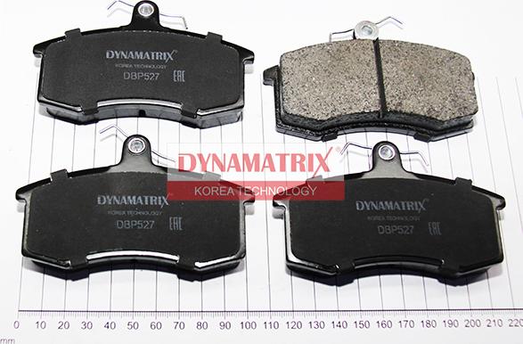 Dynamatrix DBP527 - Тормозные колодки, дисковые, комплект avtokuzovplus.com.ua