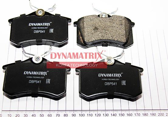 Dynamatrix DBP541 - Тормозные колодки, дисковые, комплект autodnr.net