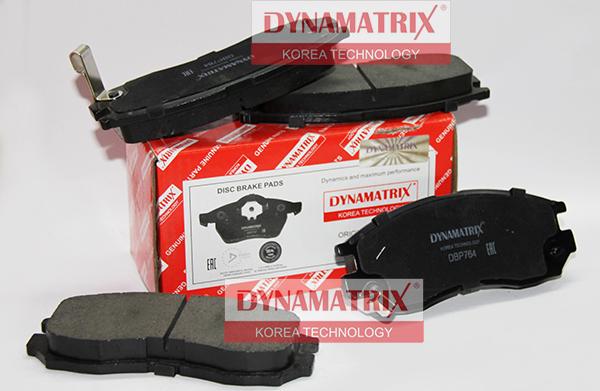 Dynamatrix DBP764 - Тормозные колодки, дисковые, комплект autodnr.net