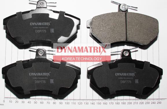 Dynamatrix DBP775 - Тормозные колодки, дисковые, комплект autodnr.net
