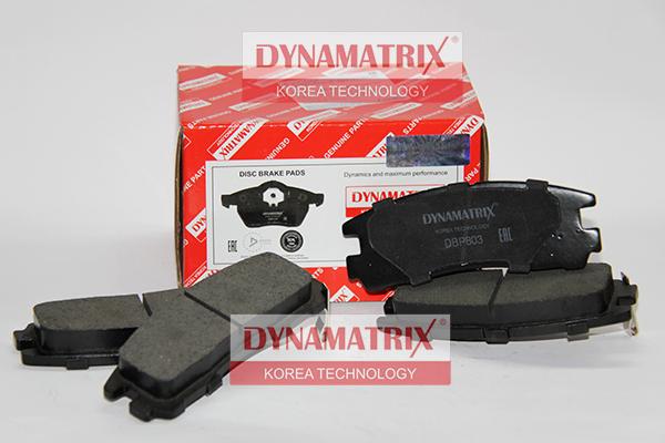 Dynamatrix DBP803 - Гальмівні колодки, дискові гальма autocars.com.ua