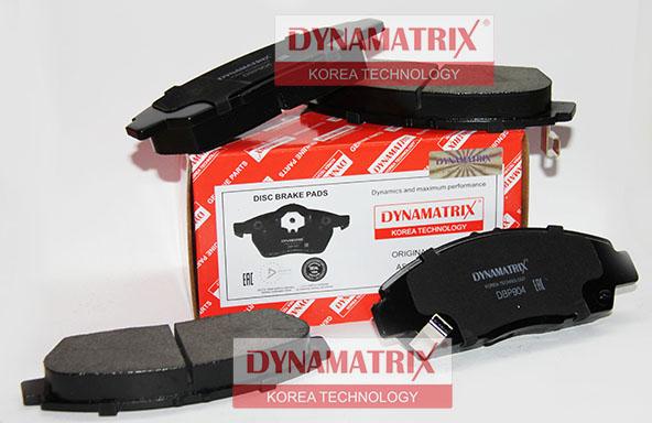 Dynamatrix DBP904 - Тормозные колодки, дисковые, комплект avtokuzovplus.com.ua