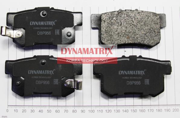 Dynamatrix DBP956 - Гальмівні колодки, дискові гальма autocars.com.ua