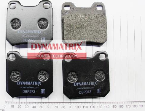Dynamatrix DBP973 - Гальмівні колодки, дискові гальма autocars.com.ua