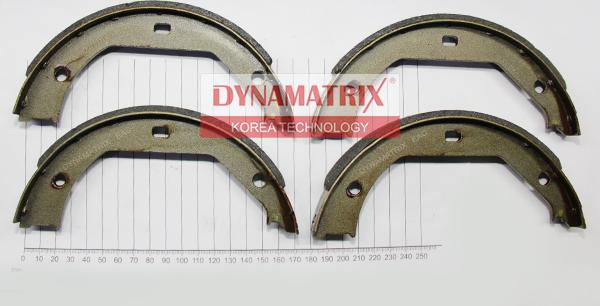 Dynamatrix DBS585 - Комплект гальм, барабанний механізм autocars.com.ua