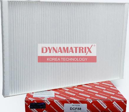 Dynamatrix DCF58 - Фільтр, повітря у внутрішній простір autocars.com.ua