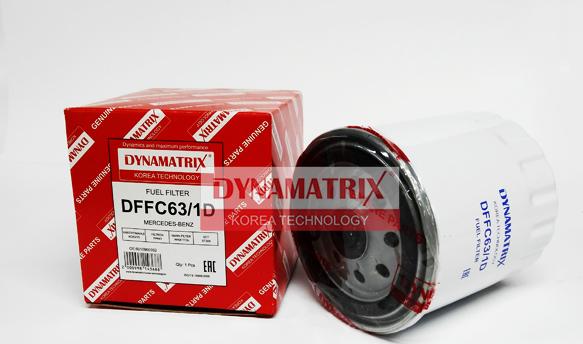 Dynamatrix DFFC63/1D - Паливний фільтр autocars.com.ua