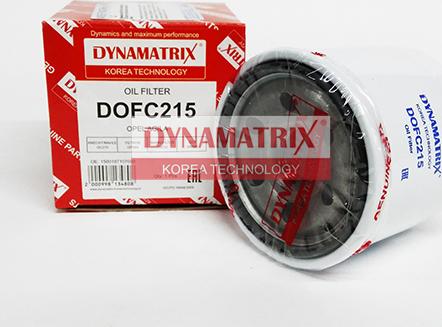 Dynamatrix DOFC215 - Масляний фільтр autocars.com.ua