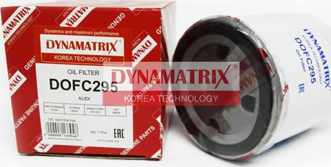 Dynamatrix DOFC295 - Масляный фильтр avtokuzovplus.com.ua