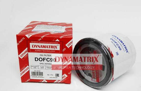 Dynamatrix DOFC90 - Масляний фільтр autocars.com.ua