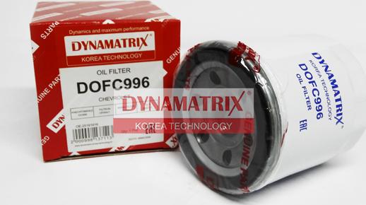 Dynamatrix DOFC996 - Масляний фільтр autocars.com.ua