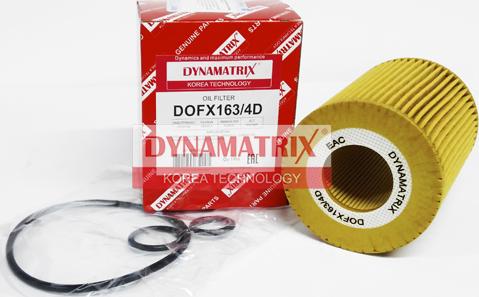 Dynamatrix DOFX163/4D - Масляний фільтр autocars.com.ua