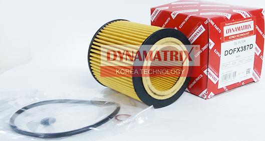 Dynamatrix DOFX387D - Масляний фільтр autocars.com.ua