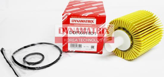 Dynamatrix DOFX414D1 - Масляний фільтр autocars.com.ua