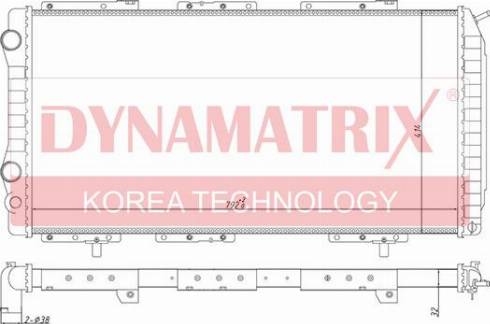 Dynamatrix DR61390 - Радиатор, охлаждение двигателя autodnr.net