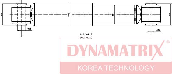 Dynamatrix DSA341237 - Амортизатор autodnr.net