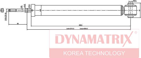 Dynamatrix DSA348002 - Амортизатор autodnr.net