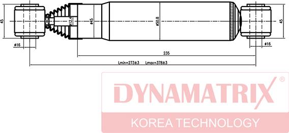 Dynamatrix DSA441066 - Амортизатор avtokuzovplus.com.ua