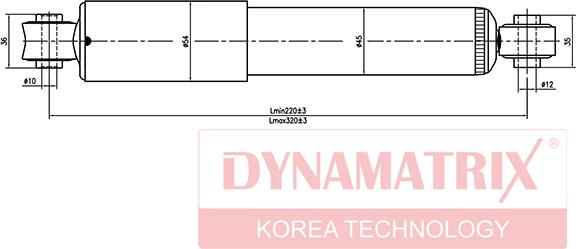 Dynamatrix DSA444100 - Амортизатор autodnr.net