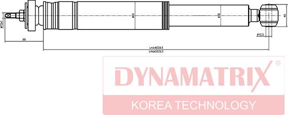 Dynamatrix DSA553185 - Амортизатор autodnr.net