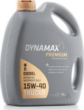 Dynamax TRUCKMAN SHPD 15W-40 - Моторне масло autocars.com.ua