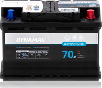 Dynamax 635214 - Стартерная аккумуляторная батарея, АКБ autodnr.net